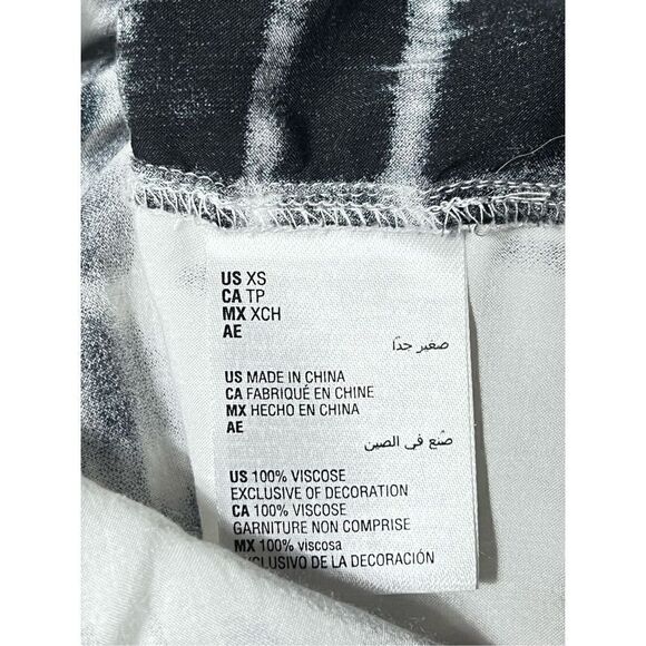 INC International Concepts Long Sleeve Tie Dye Pheasant Blouse Size  XS - Picture 5 of 5